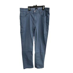 Gap Mens Blue Straight Leg Pants Sz 36x30